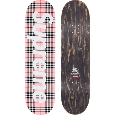 burberry supreme skate|burberry skateboard deck stockx.